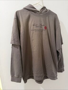 Acne Studios double layered hoodie XXS